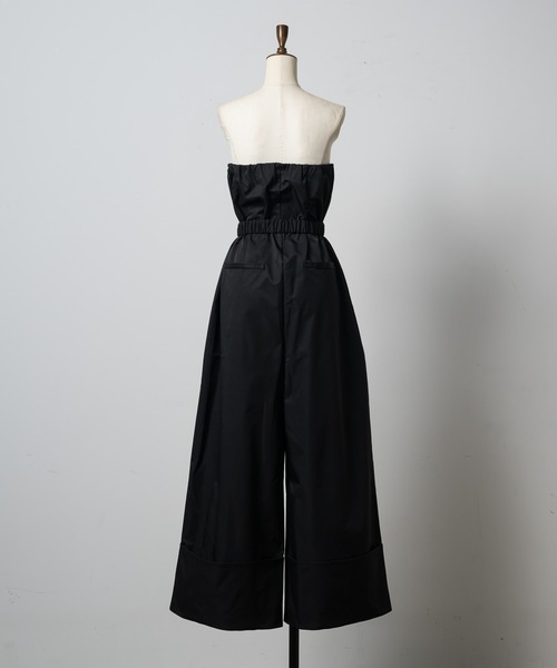 Happy John（ハッピージョン）の「roll up bare overalls/ロールアップベアサロペット（サロペット/オーバーオール・レディース・チャコールグレー/ブラック・FREE）」の5枚目の写真