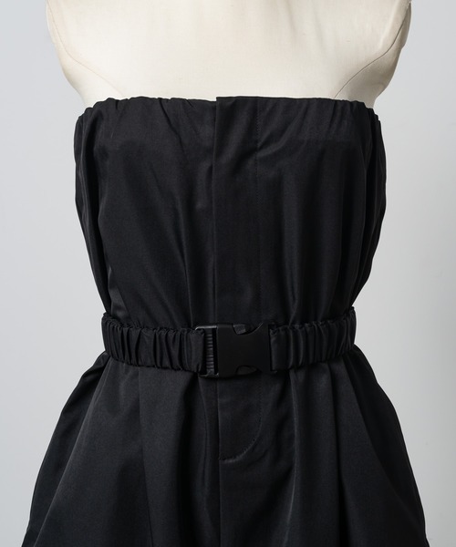 Happy John（ハッピージョン）の「roll up bare overalls/ロールアップベアサロペット（サロペット/オーバーオール・レディース・チャコールグレー/ブラック・FREE）」の7枚目の写真