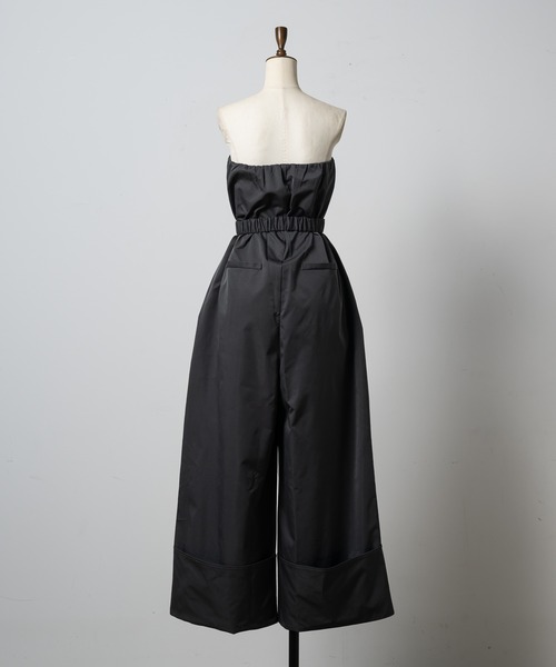 Happy John（ハッピージョン）の「roll up bare overalls/ロールアップベアサロペット（サロペット/オーバーオール・レディース・チャコールグレー/ブラック・FREE）」の12枚目の写真