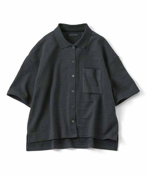 THREE FIFTY STANDARD(スリーフィフティースタンダード)の「THREE FIFTY STANDARD 鬼カノコのカットソーシャツ(シャツ/ブラウス・レディース・カーキ/チャコールグレー・X-LARGE/LARGE/MEDIUM/XX-LARGE)」の15枚目の写真