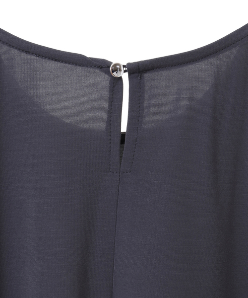 SOFFITTO(ソフィット)の「接触冷感ポンチ袖フリルプルオーバー(取り扱い店舗限定)(Tシャツ/カットソー・レディース・オフホワイト/ダークオレンジ/グレー・FREE)」の6枚目の写真