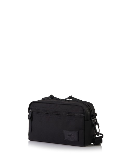 GREGORY(グレゴリー)の「パデッドショルダーポーチM PADDED SHOULDER POUCH M コーデュラバリスティックブラックライト(ショルダーバッグ・メンズ・ブラック・ONE SIZE)」の4枚目の写真