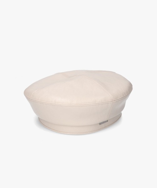 【セール】OVERRIDE FAKE LEATHER BERET SGP / オーバーライド（ハンチング/ベレー帽）｜OVERRIDE（オーバーライド）