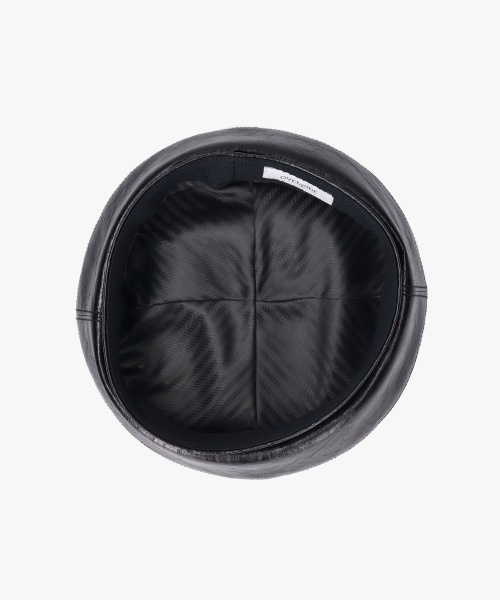 【セール】OVERRIDE FAKE LEATHER BERET SGP / オーバーライド（ハンチング/ベレー帽）｜OVERRIDE（オーバーライド）