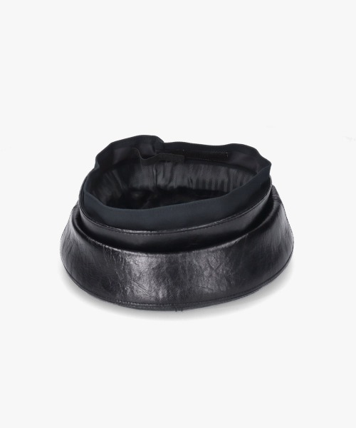 【セール】OVERRIDE FAKE LEATHER BERET SGP / オーバーライド（ハンチング/ベレー帽）｜OVERRIDE（オーバーライド）