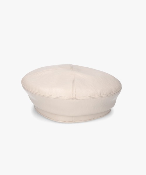 【セール】OVERRIDE FAKE LEATHER BERET SGP / オーバーライド（ハンチング/ベレー帽）｜OVERRIDE（オーバーライド）