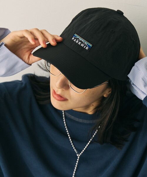 coen（コーエン）の「＜Parknik＞ナイロンキャップ（キャップ・レディース・ダークグレー/ベージュ/ブラック・FREE）」の2枚目の写真