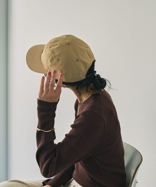 coen（コーエン）の「＜Parknik＞ナイロンキャップ（キャップ・レディース・ダークグレー/ベージュ/ブラック・FREE）」の10枚目の写真