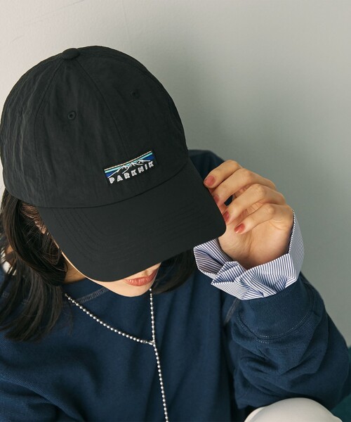 coen（コーエン）の「＜Parknik＞ナイロンキャップ（キャップ・レディース・ダークグレー/ベージュ/ブラック・FREE）」の7枚目の写真