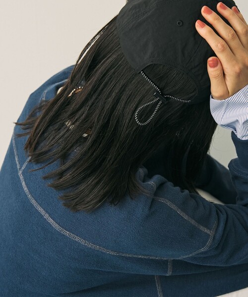 coen（コーエン）の「＜Parknik＞ナイロンキャップ（キャップ・レディース・ダークグレー/ベージュ/ブラック・FREE）」の5枚目の写真