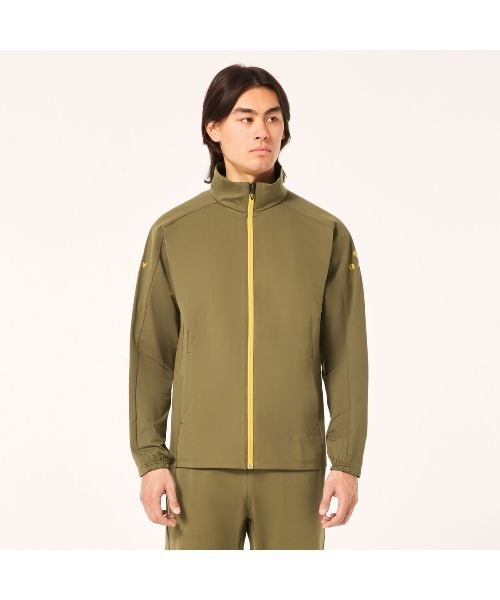 OAKLEY(オークリー)の「オークリー ENHANCE TECH JERSEY JACKET 14.0 / ジャージ・ジャケット/ TRAINING スポーツ・トレーニング/ OAKLEY(その他アウター・メンズ・ブラック/ネイビー/グリーン・L/M/S/XL)」の3枚目の写真