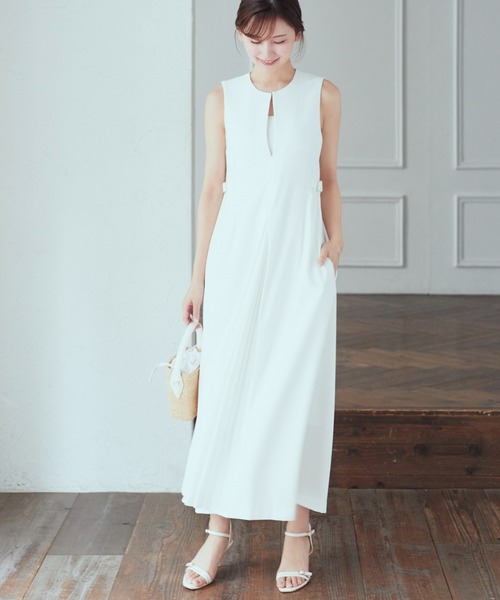 HALUHIROINE（ハルヒロイン）の「フロントプリーツノースリーブ