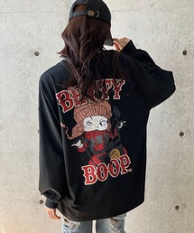 BETTY BOOPバイクバックプリントロンT