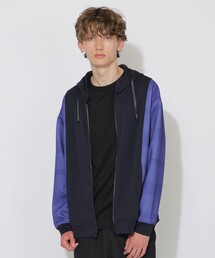 【新品.タグ付き】♡ブルーレーベルクレストブリッジ♡ニットパーカー♡ブラック♡ BLUE LABEL / BLACK LABEL CRESTBRIDGE｜ブルーレーベル