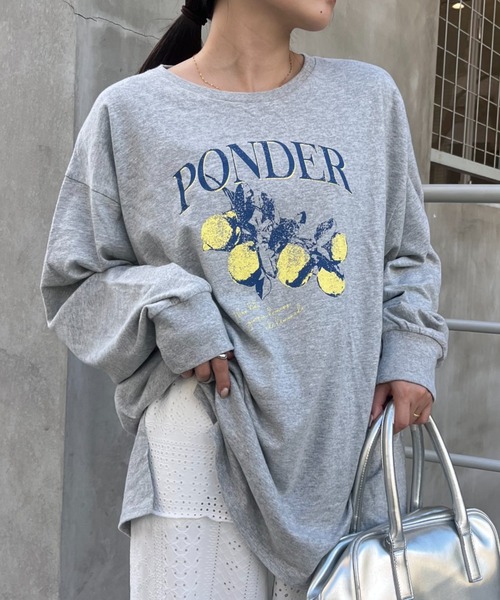 CIAOPANIC TYPY（チャオパニックティピー）の「アソートプリントロンTEE（Tシャツ/カットソー・レディース・チャコールグレー/グレー/ブラック/グレー系その他/ホワイト系その他/ホワイト・ONE SIZE）」の6枚目の写真