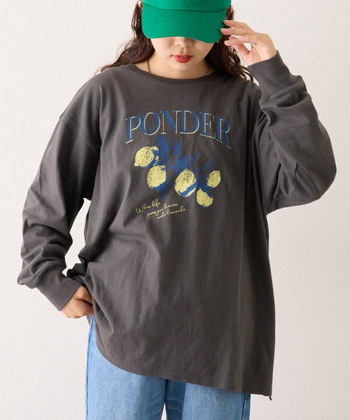 CIAOPANIC TYPY（チャオパニックティピー）の「アソートプリントロンTEE（Tシャツ/カットソー・レディース・チャコールグレー/グレー/ブラック/グレー系その他/ホワイト系その他/ホワイト・ONE SIZE）」の8枚目の写真