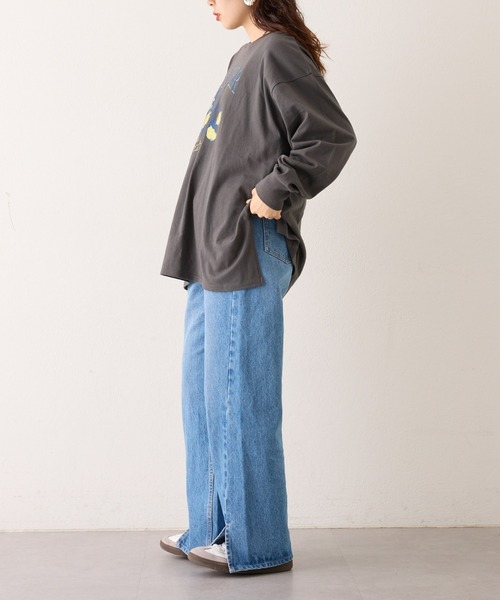 CIAOPANIC TYPY（チャオパニックティピー）の「アソートプリントロンTEE（Tシャツ/カットソー・レディース・チャコールグレー/グレー/ブラック/グレー系その他/ホワイト系その他/ホワイト・ONE SIZE）」の13枚目の写真