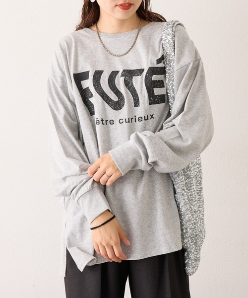 CIAOPANIC TYPY（チャオパニックティピー）の「アソートプリントロンTEE（Tシャツ/カットソー・レディース・チャコールグレー/グレー/ブラック/グレー系その他/ホワイト系その他/ホワイト・ONE SIZE）」の16枚目の写真