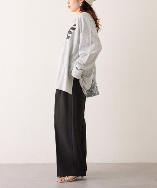 CIAOPANIC TYPY（チャオパニックティピー）の「アソートプリントロンTEE（Tシャツ/カットソー・レディース・チャコールグレー/グレー/ブラック/グレー系その他/ホワイト系その他/ホワイト・ONE SIZE）」の22枚目の写真