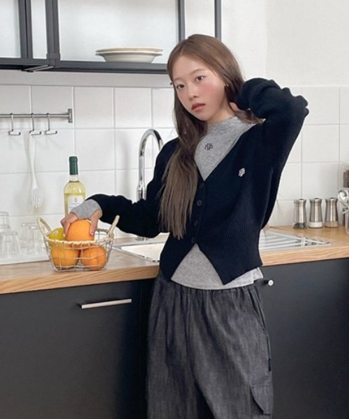 A'GEM/9 × .kom 『muah muah/ムーアムーア』 STITCH WOOL KNIT