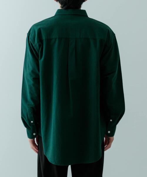 ITEMS URBANRESEARCH（アイテムズ アーバンリサーチ）の「FOX Youth ワンポイント シャツ（シャツ/ブラウス・メンズ・アイボリー/ネイビー/グリーン・LARGE/MEDIUM）」の10枚目の写真