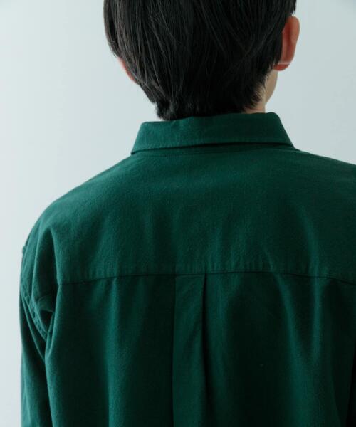 ITEMS URBANRESEARCH（アイテムズ アーバンリサーチ）の「FOX Youth ワンポイント シャツ（シャツ/ブラウス・メンズ・アイボリー/ネイビー/グリーン・LARGE/MEDIUM）」の6枚目の写真