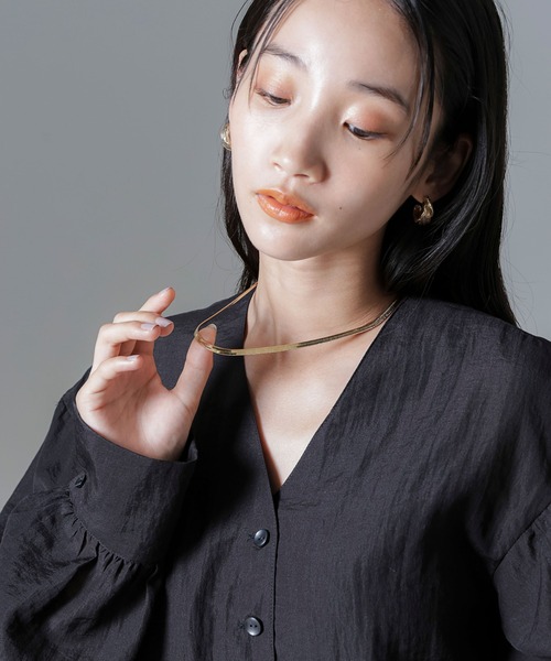 スネーク 角スネークチェーンネックレス - SOÉJU online store｜上質な