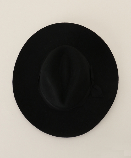 SENSI STUDIO(センシスタジオ)の「SENSI STUDIO/センシ スタジオ 別注 LONG BRIM FELTED HAT(ハット)(ハット・レディース・ブラック・FREE)」の5枚目の写真
