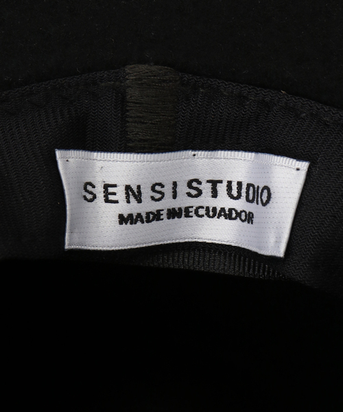 SENSI STUDIO(センシスタジオ)の「SENSI STUDIO/センシ スタジオ 別注 LONG BRIM FELTED HAT(ハット)(ハット・レディース・ブラック・FREE)」の9枚目の写真