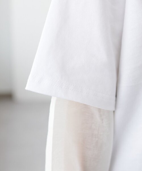tシャツ 「DIDOT.」レイヤードビッグロンT レディース メンズ WEB限定】レイヤードビッグロンT（Tシャツ/カットソー