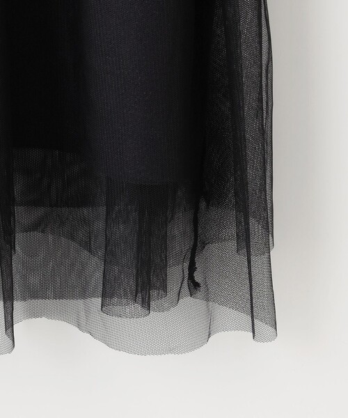 【セール】【洗える】チュールコンビ プルオーバーニット（ニット/セーター）｜Feroux（フェルゥ）