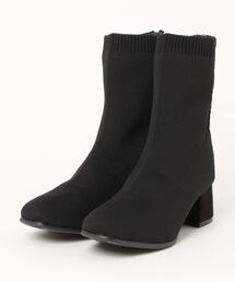 la farfa SHOES（ラ・ファーファ シューズ）の「la farfa shoes ニット素材 美脚 ソックスブーツ（ブーツ）」