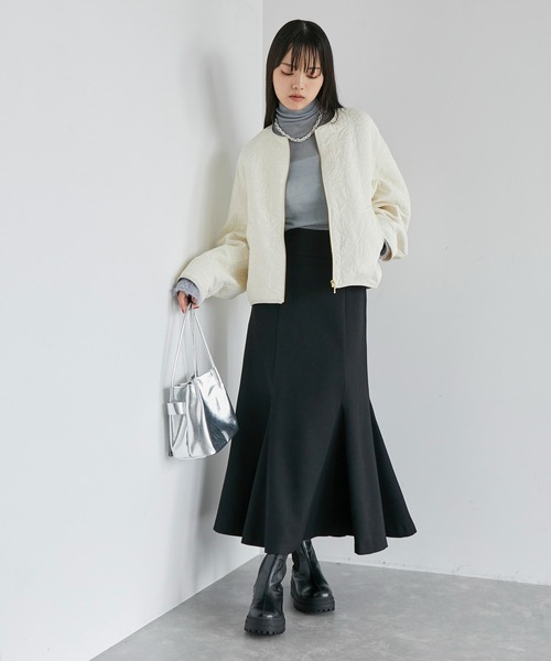 VIS（ビス）の「美easyウーリッシュバックレースアップマーメイドSK（スカート・レディース・グレー/ブラック/ベージュ/キナリ・L/S/M/SS）」の22枚目の写真