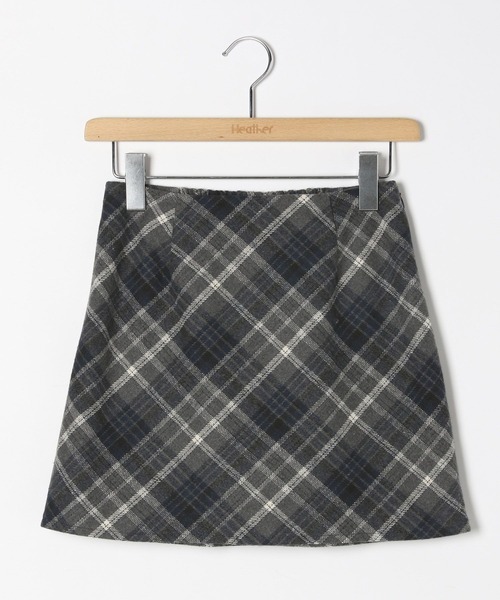 Heather（ヘザー）の「起毛チェックミニスカート　202289（スカート・レディース・ブラック系その他/グレー系その他/ブラウン系その他・FREE）」の15枚目の写真
