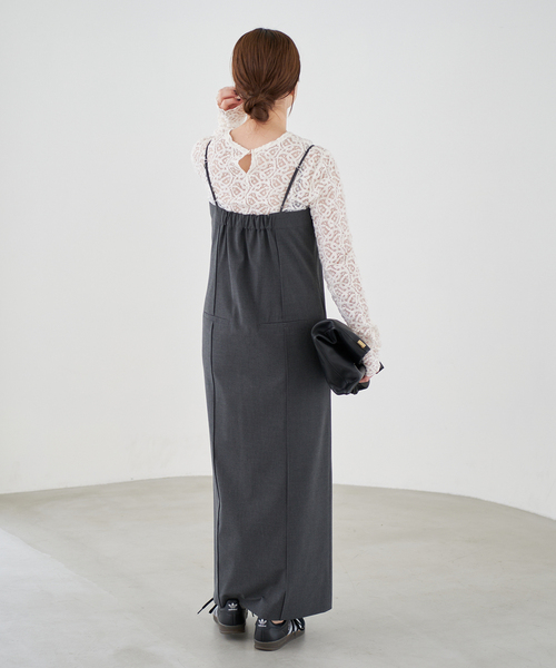 IENA ペイズリー ストレッチレースプルオーバー ペイズリー ストレッチレースプルオーバー（Tシャツ/カットソー