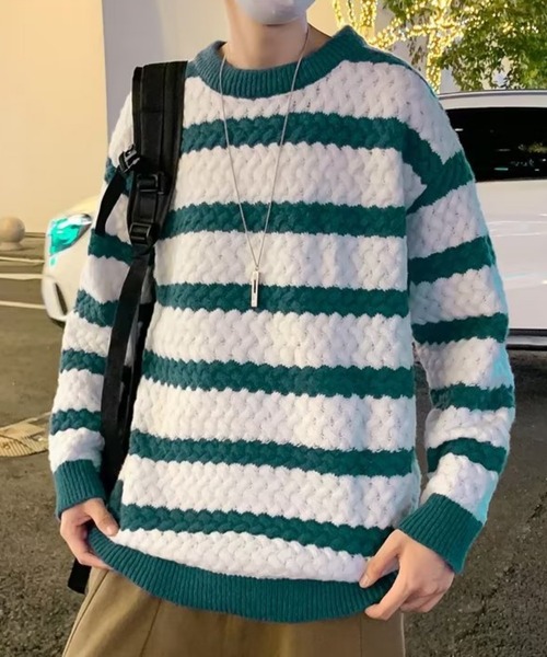 Basic bordered knit бодер трикотажная футболка