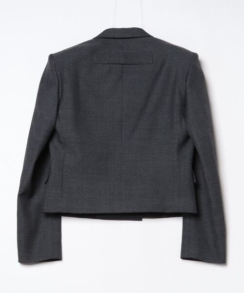 JOHN LAWRENCE SULLIVAN（ジョンローレンスサリバン）の「WOOL GABARDINE SPENCER JACKET（テーラードジャケット・メンズ・ブラック/グレー・44/46）」の3枚目の写真