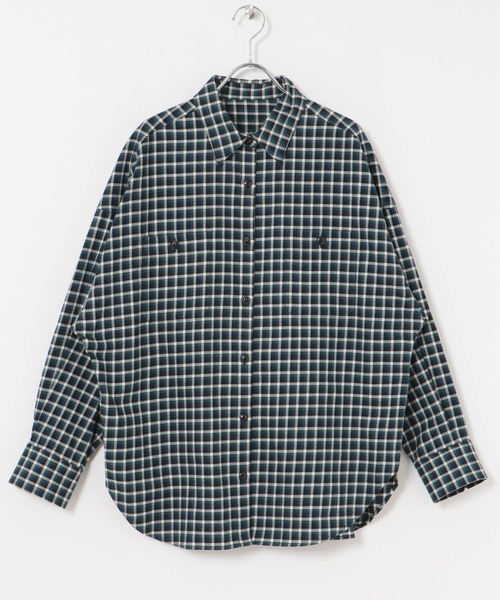 URBAN RESEARCH（アーバンリサーチ）の「キモウチェックシャツ（シャツ/ブラウス・レディース・ホワイト系その他/ブルー系その他/ブラック系その他・FREE）」の3枚目の写真