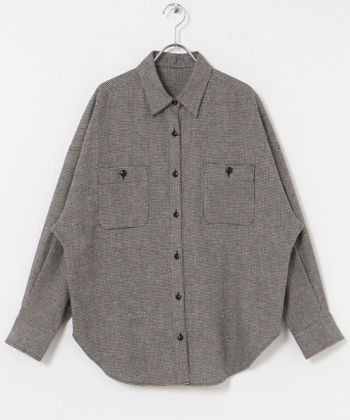 URBAN RESEARCH（アーバンリサーチ）の「キモウチェックシャツ（シャツ/ブラウス・レディース・ホワイト系その他/ブルー系その他/ブラック系その他・FREE）」の4枚目の写真