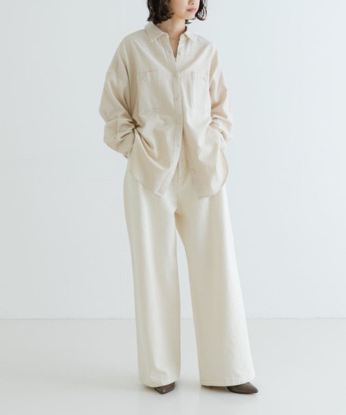 URBAN RESEARCH（アーバンリサーチ）の「キモウチェックシャツ（シャツ/ブラウス・レディース・ホワイト系その他/ブルー系その他/ブラック系その他・FREE）」の10枚目の写真