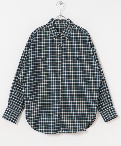 URBAN RESEARCH（アーバンリサーチ）の「キモウチェックシャツ（シャツ/ブラウス・レディース・ホワイト系その他/ブルー系その他/ブラック系その他・FREE）」の15枚目の写真