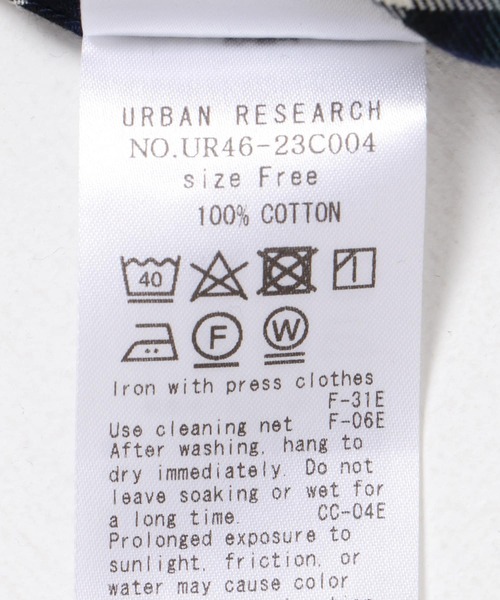 URBAN RESEARCH（アーバンリサーチ）の「キモウチェックシャツ（シャツ/ブラウス・レディース・ホワイト系その他/ブルー系その他/ブラック系その他・FREE）」の20枚目の写真