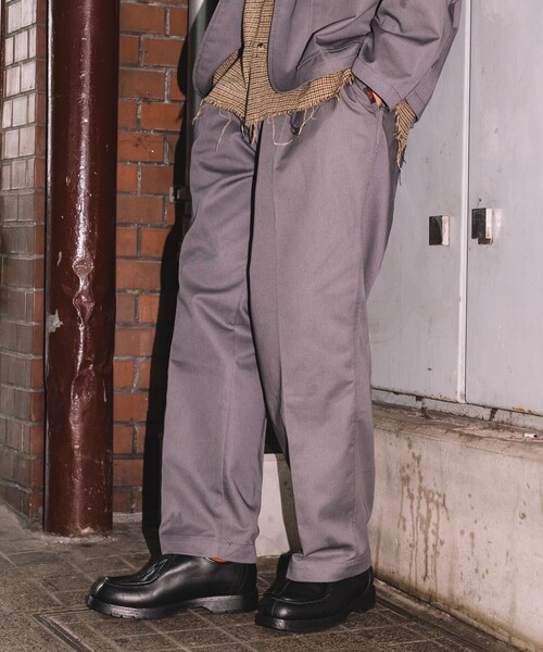 RED KAP（レッドキャップ）の「RED KAP/レッドキャップ 別注 SMU PT-38 SETUP 2TUCK WIDE PANTS/リラックスフィット（チノパンツ・メンズ・グレー/ブラック/ベージュ・MEDIUM/LARGE）」の13枚目の写真