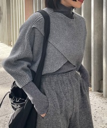 Cape Poncho Knit Tops