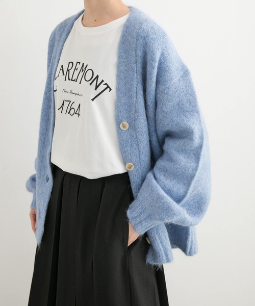 URBAN RESEARCH DOORS(アーバンリサーチドアーズ)の「ロゴプリント+刺しゅうロンT-SHIRTS(Tシャツ/カットソー・レディース・チャコールグレー/オフホワイト/ホワイト系その他・MEDIUM)」の17枚目の写真