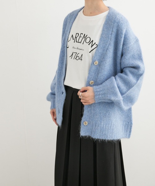 URBAN RESEARCH DOORS(アーバンリサーチドアーズ)の「ロゴプリント+刺しゅうロンT-SHIRTS(Tシャツ/カットソー・レディース・チャコールグレー/オフホワイト/ホワイト系その他・MEDIUM)」の18枚目の写真