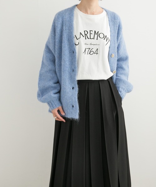 URBAN RESEARCH DOORS(アーバンリサーチドアーズ)の「ロゴプリント+刺しゅうロンT-SHIRTS(Tシャツ/カットソー・レディース・チャコールグレー/オフホワイト/ホワイト系その他・MEDIUM)」の20枚目の写真