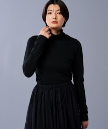 アルビニスタシフォン ハイネック カットソー