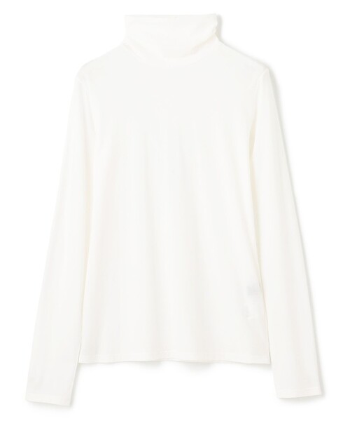 uncrave（アンクレイヴ）の「アルビニスタシフォン ハイネック カットソー（Tシャツ/カットソー・レディース・ブラック系/ホワイト系/ダークブラウン系・1/2）」の11枚目の写真
