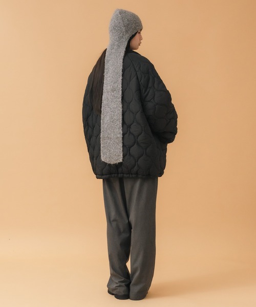 セール】【大人気！HIT ITEM！】《hideka select》キルティング裏ボア